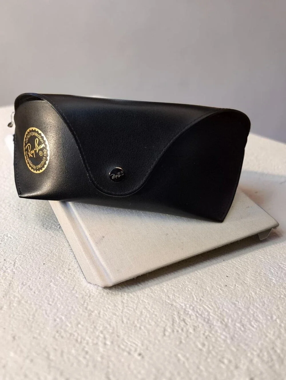 Ray-Ban Black Leather Sunglasses Case